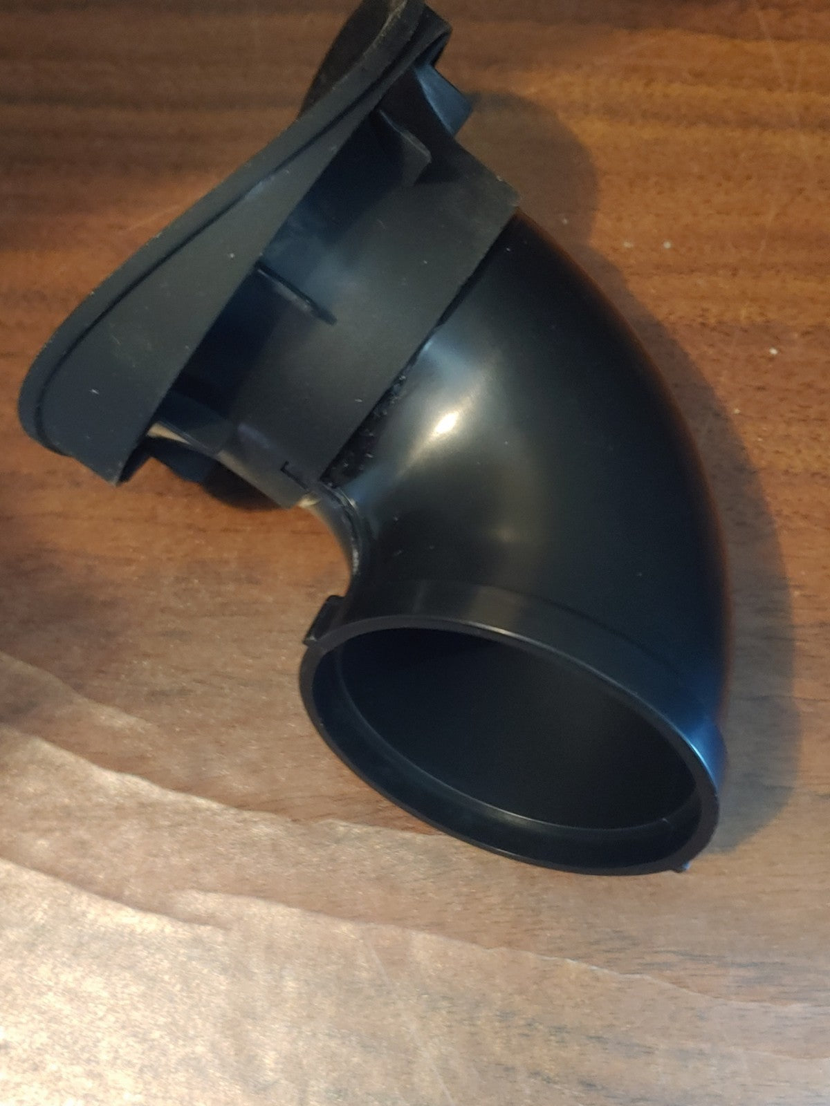 THIEL SPEAKER CABINET BLACK  PORT TUBE FLANGE FLARED ELBOW - 2" x 3"