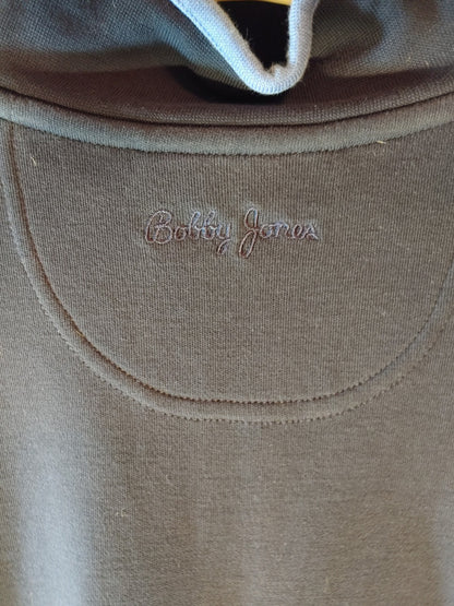 Bobby Jones Masters Golf Sweater Vest XXL Charcoal Cotton Quarter Zip