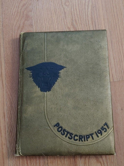 Vintage 1957 Postscript Murfreesboro TN Central High School Yearbook Annual