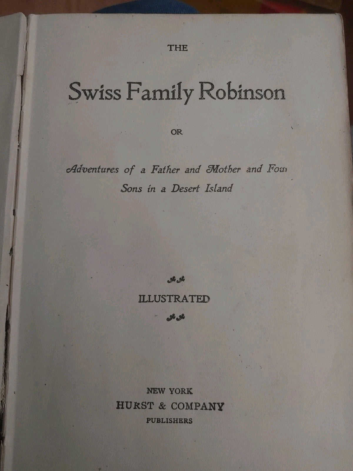 The Swiss Family Robinson 7th Edition, 1st Printing
