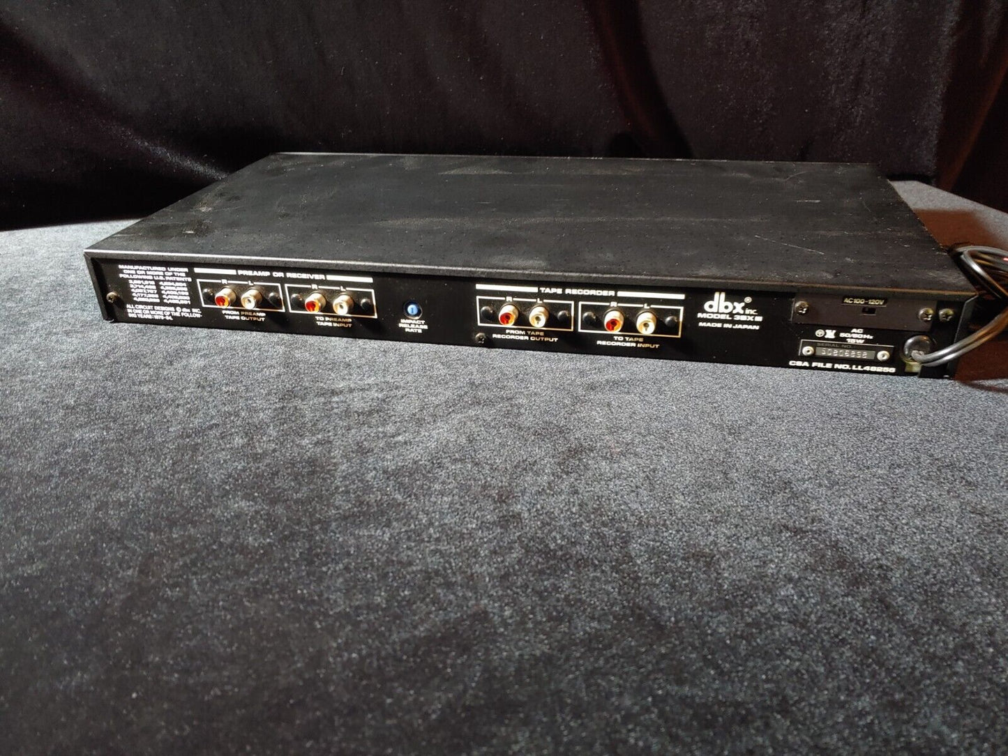 DBX 3BX III 3 Band Dynamic Range Expander With Impact Restoration