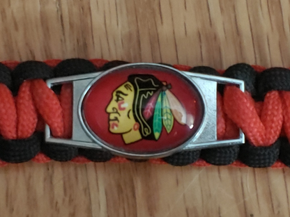 Paracord Survival Bracelets Sports Bracelet NCAA NHL NFL 9'