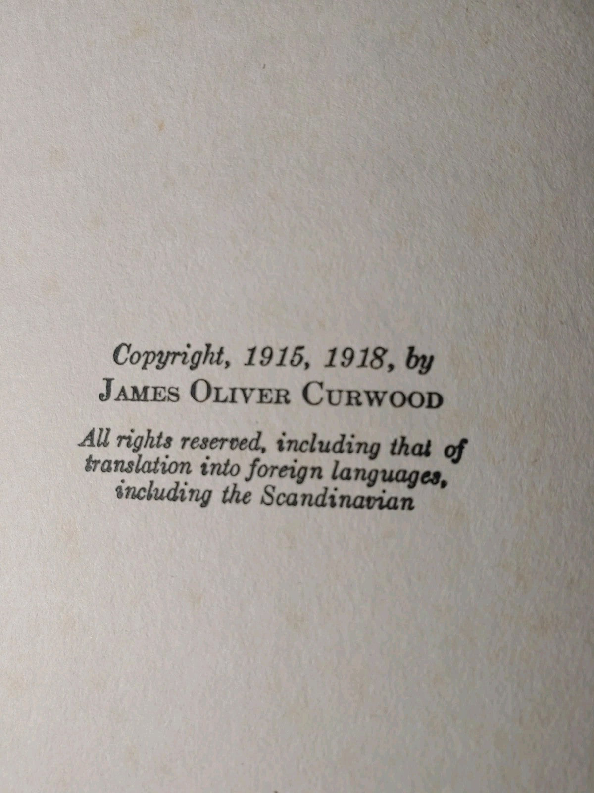 The Grizzly King - James Oliver Curwood