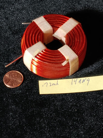 New! Wire Copper Coils .013-.82mh 14-22AWG Speaker Crossover Inductor