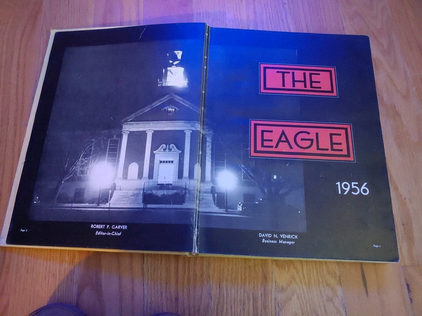 Vintage 1956 TN Polytechnic Institute Cookeville TN Eagle Yearbook Annual