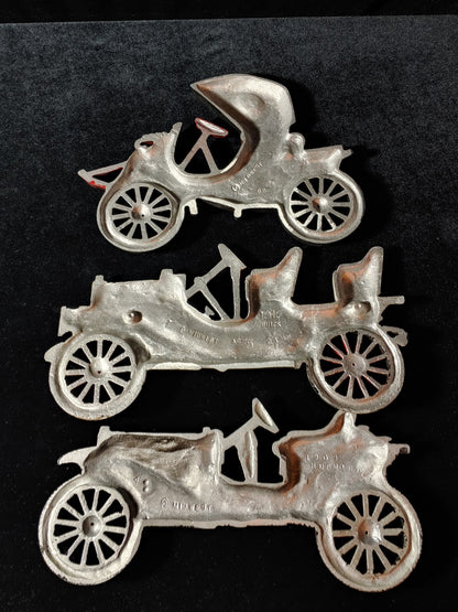 Vintage Midwest Metal Wall Art Car 1909 Hupmobile 1910 Buick 1905 Pierce Arrow