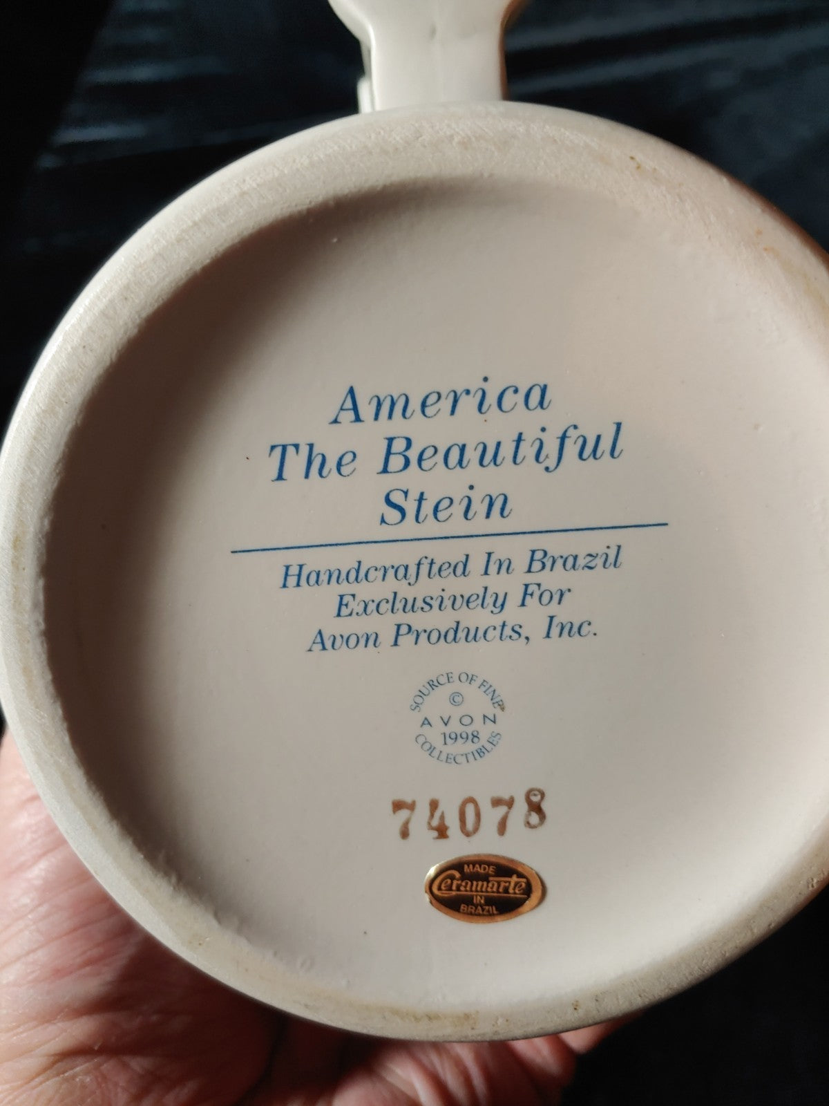 3 Avon Rare 10" Lidded Ceramic Beer Steins