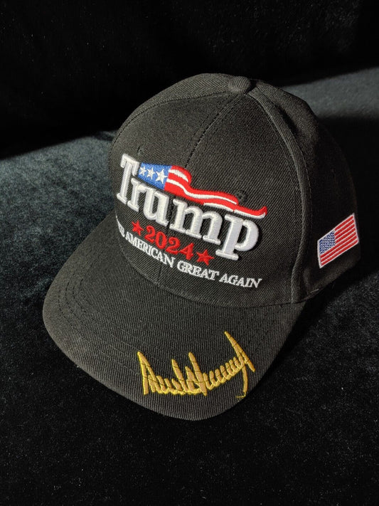 Trump 2024 Hat Make America Great Again Qualiy Embroidered Adjustable Cap