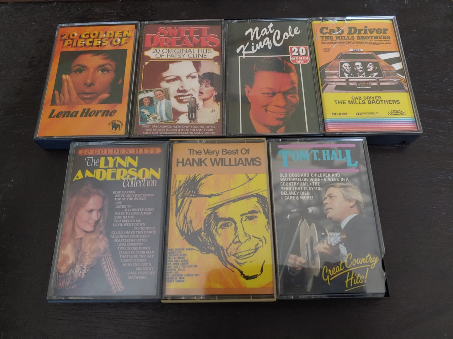 Vintage Patsy Cline Lene Horne Lynn Anderson Hank Williams +3 More Cassette Tape