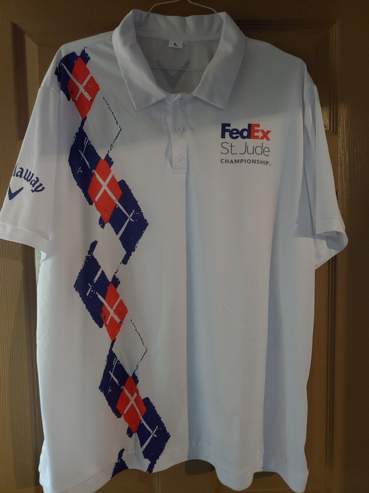 Nike DriFit Short Sleeve Golf Polo FedEx St. Jude Championship Men's 2021 Large*