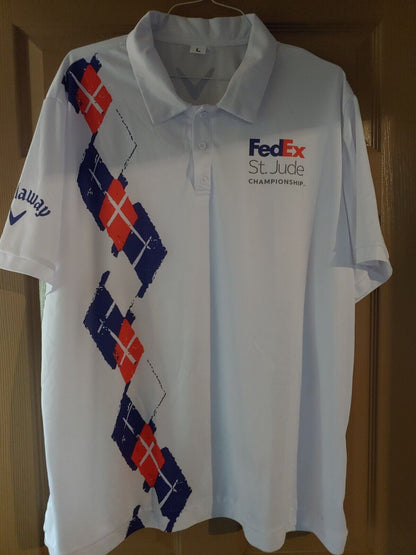 Nike DriFit Short Sleeve Golf Polo FedEx St. Jude Championship Men's 2021 Large*