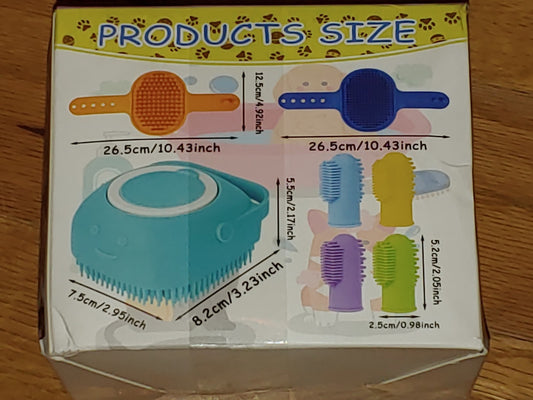 REDUCED! 3PCS Dog Bath Brush Toothbrush, for Pet Dog,Cat