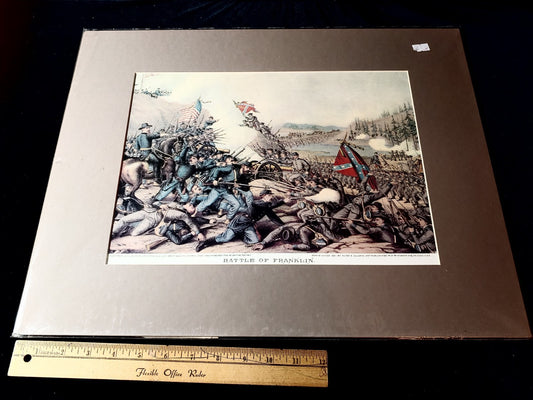 Civil War Color Photo Reproduction 20x14 Matted Sealed