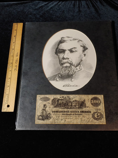 Civil War Photo Currency Reproduction 14x11 Matted Sealed