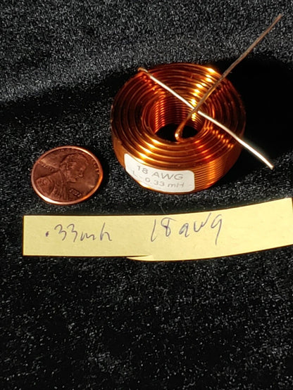 New! Wire Copper Coils .013-.82mh 14-22AWG Speaker Crossover Inductor