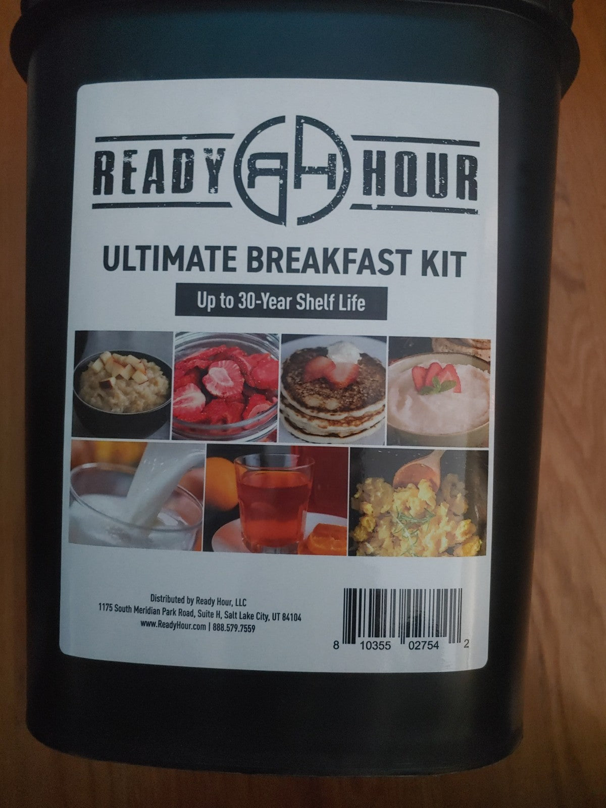 Ready Hour Ultimate Breakfast Kit Bucket 128 Servings, Emergency Food Supply
