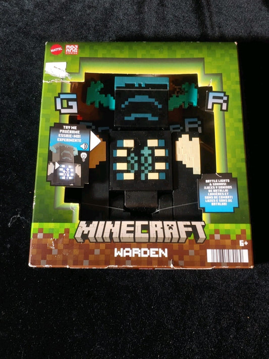 NEW! Sealed! Minecraft Warden Action Figure with Lights and Sound