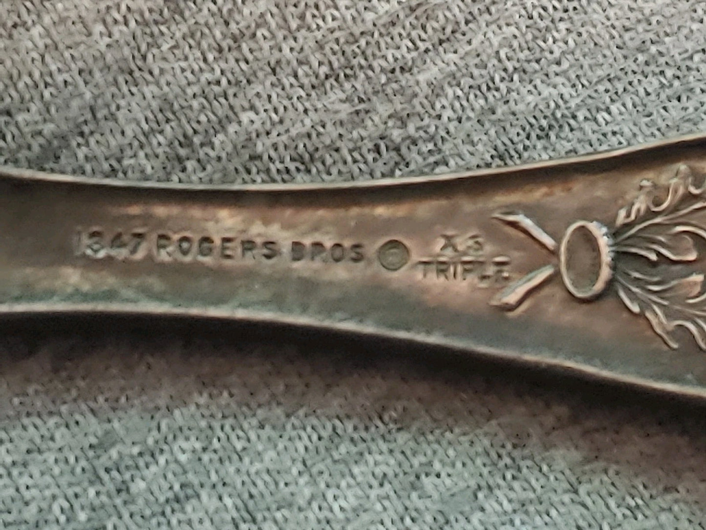 Vintage 1847 Rogers Bros Master Butter Knife Twisted Handle