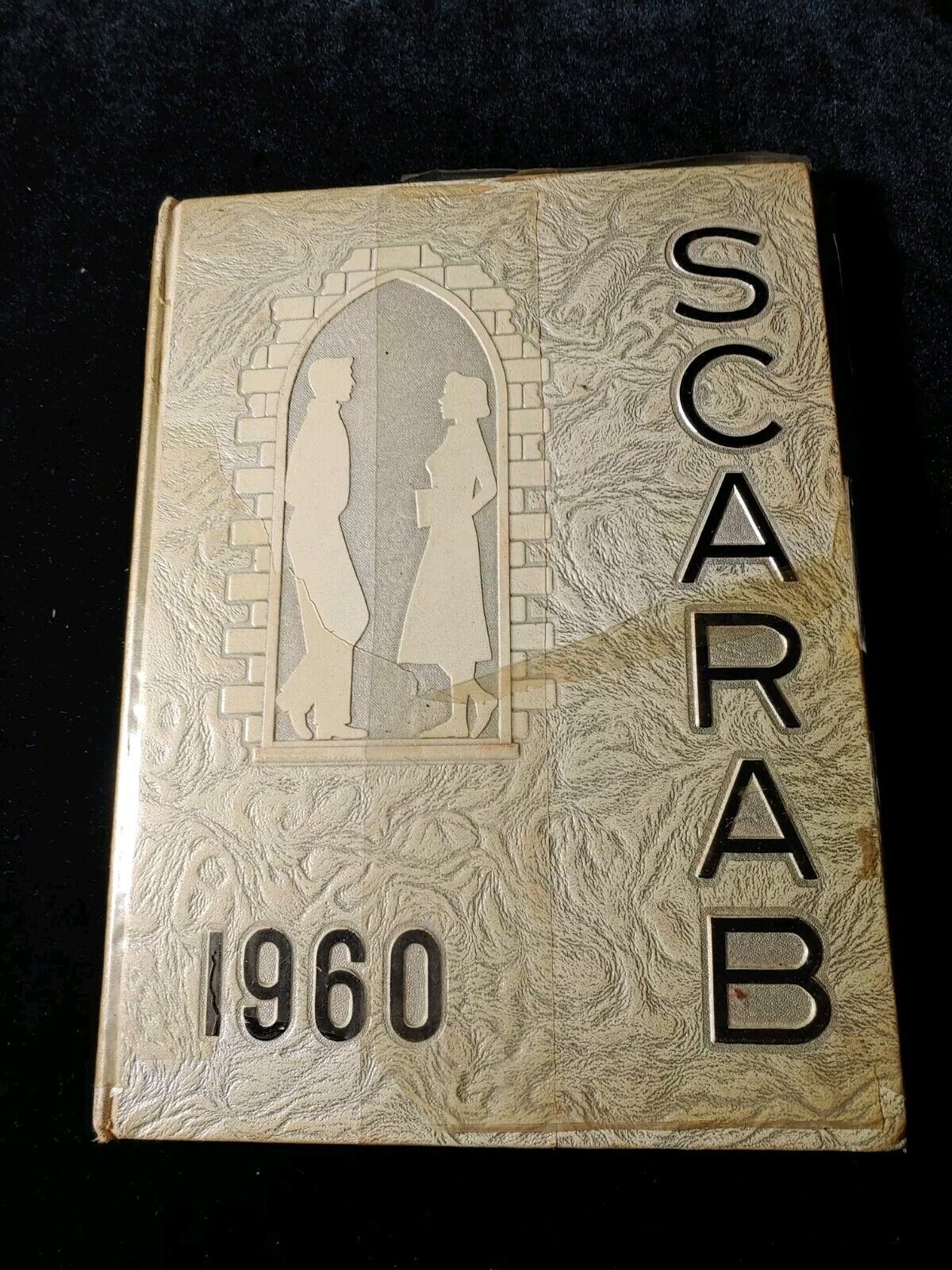 Vintage 1960 Scarab Benton Illinois High School Yearbook