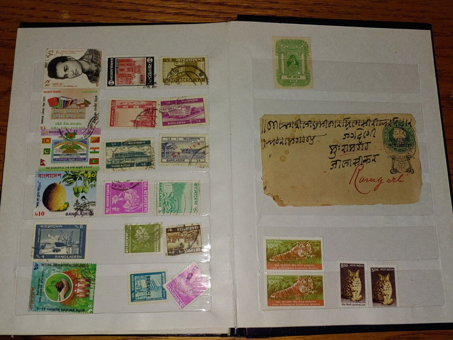 Foreign Stamp lot India Shri Lanka Pakistan Nepal Bangledesh