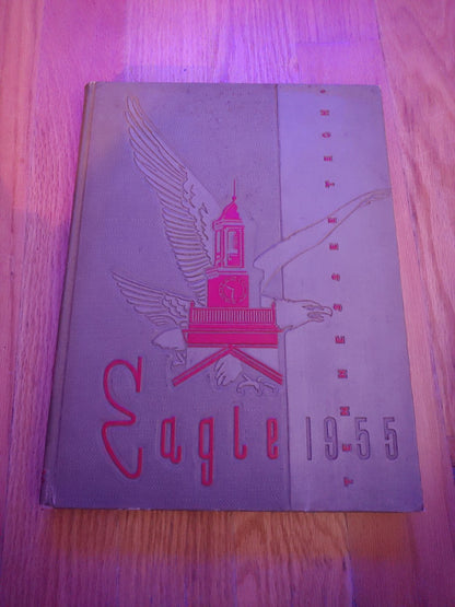 Vintage 1955 TN Polytechnic Institute Cookeville TN Eagle Yearbook Annual