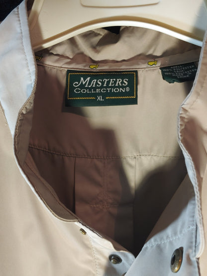 Augusta Masters Collection Beige XL 1/2 Sleeve Water & Wind Resistant Jacket