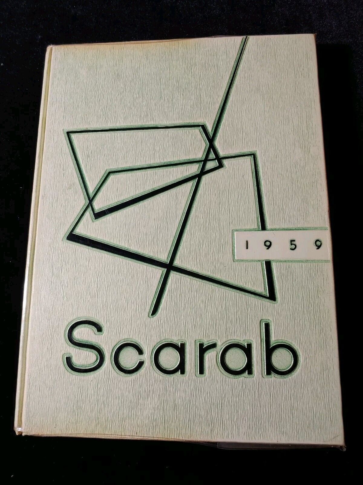 Vintage 1959 Scarab Benton Illinois High School Yearbook