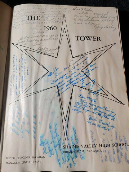 Vintage 1960 Shades Valley High School Birmingham Alabama Yearbook Annual