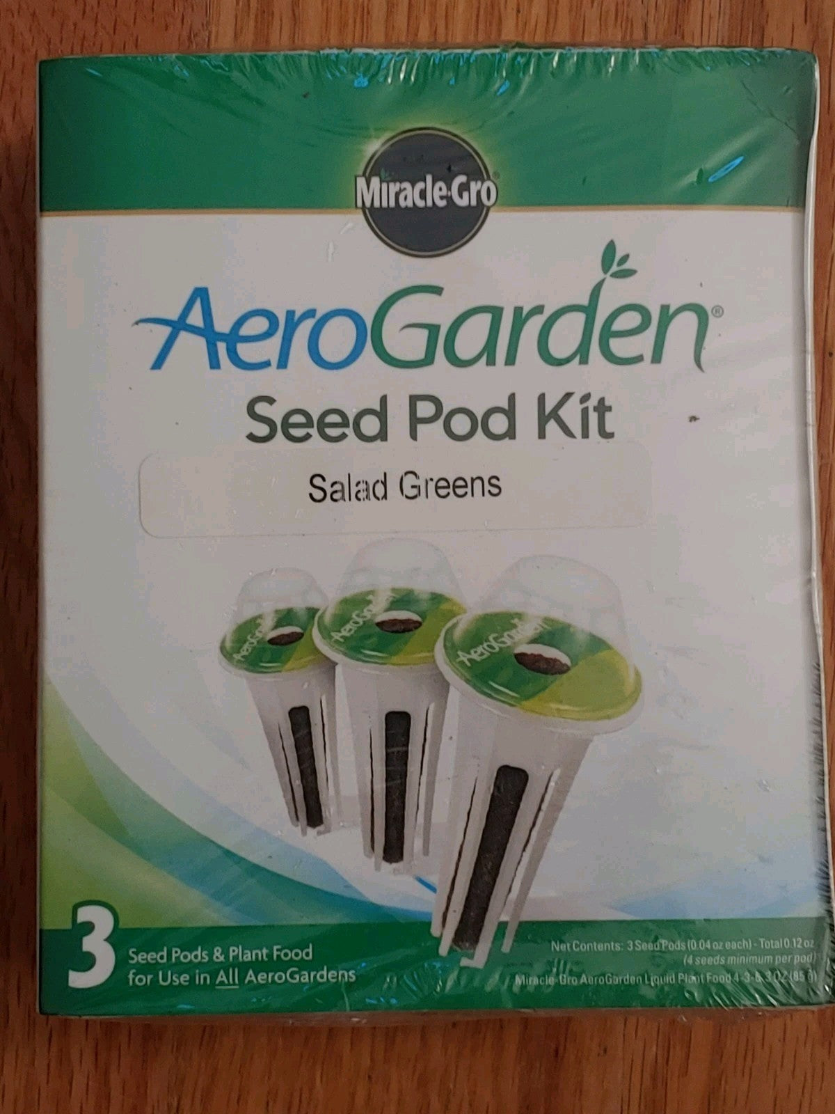 NEW! AeroGarden Seed Pod Kit Salad Greens Sealed