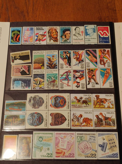 USPS Mint Set of 1980 Commemorative and Special Stamps