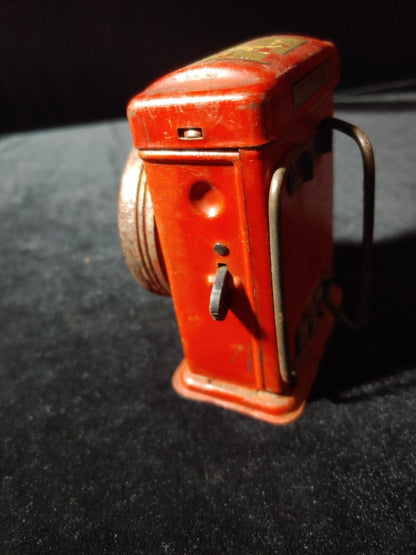 Vintage 1933 Flashlight Red Pioneer