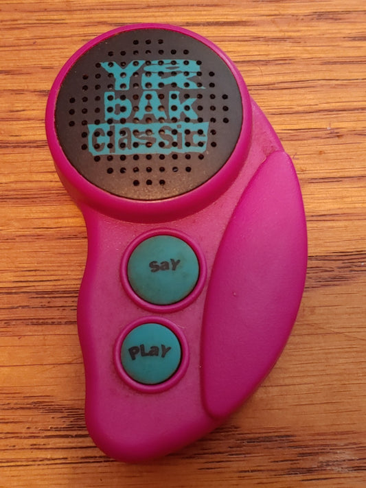 Yak Bak by Yes! Entertainment Classic Voice Recorder Toy Tested Working