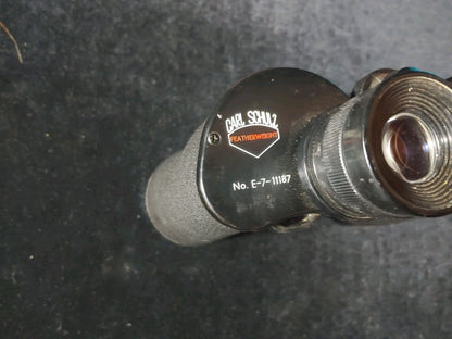 Vintage Carl Schultz Binoculars 10x50 Featherweight With Case Great Condition