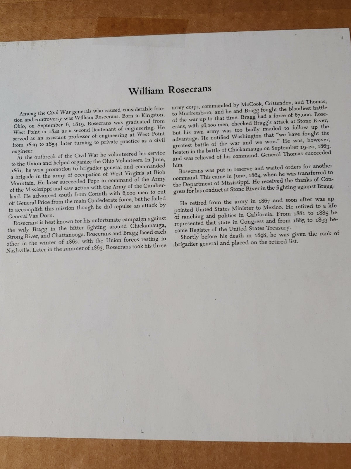 Civil War Photo Currency Reproduction 14x11 Matted Sealed