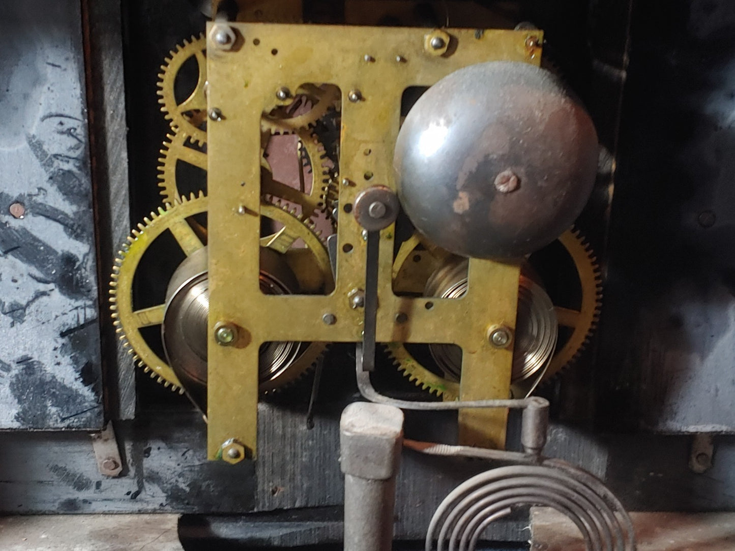 Rare Ingraham Mantel Clock Palace Model Works Great!