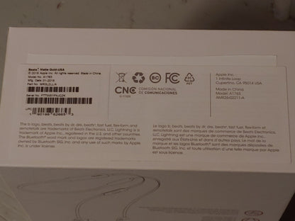 NEW! Beats X Wireless Earphones Matte Gold 2018 A1763 Parts