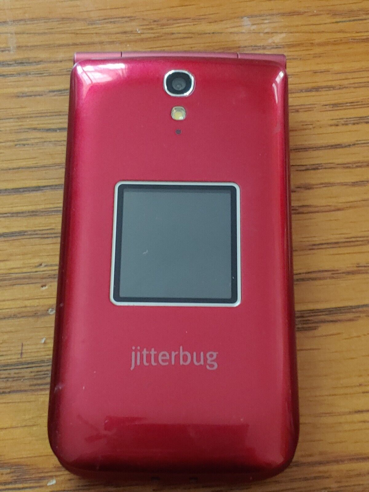 Alcatel Jitterbug 4043S GreatCall Red Flip Phone Great Condition