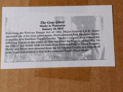 Civil War Photo Currency Reproduction 14x11 Matted Sealed