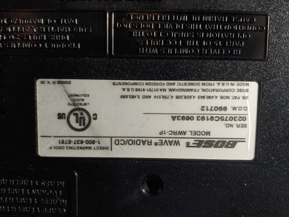 Bose Wave Radio AM/FM /CD, AWRC-1P, with Remote Control. Excellent Condition