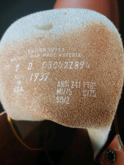 NEW! Lehigh Safety Steel Toe Work Boot Size 9D
