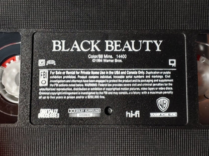 Black Beauty VHS, 1994, Clamshell Sean Bean Alan Cumming David Thewlis