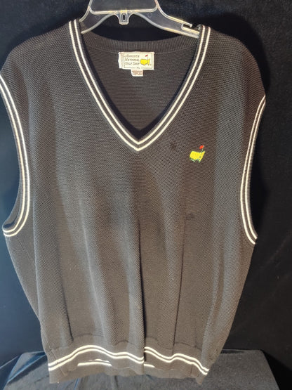 Slazenger Augusta National Golf Shop Black Vest XL