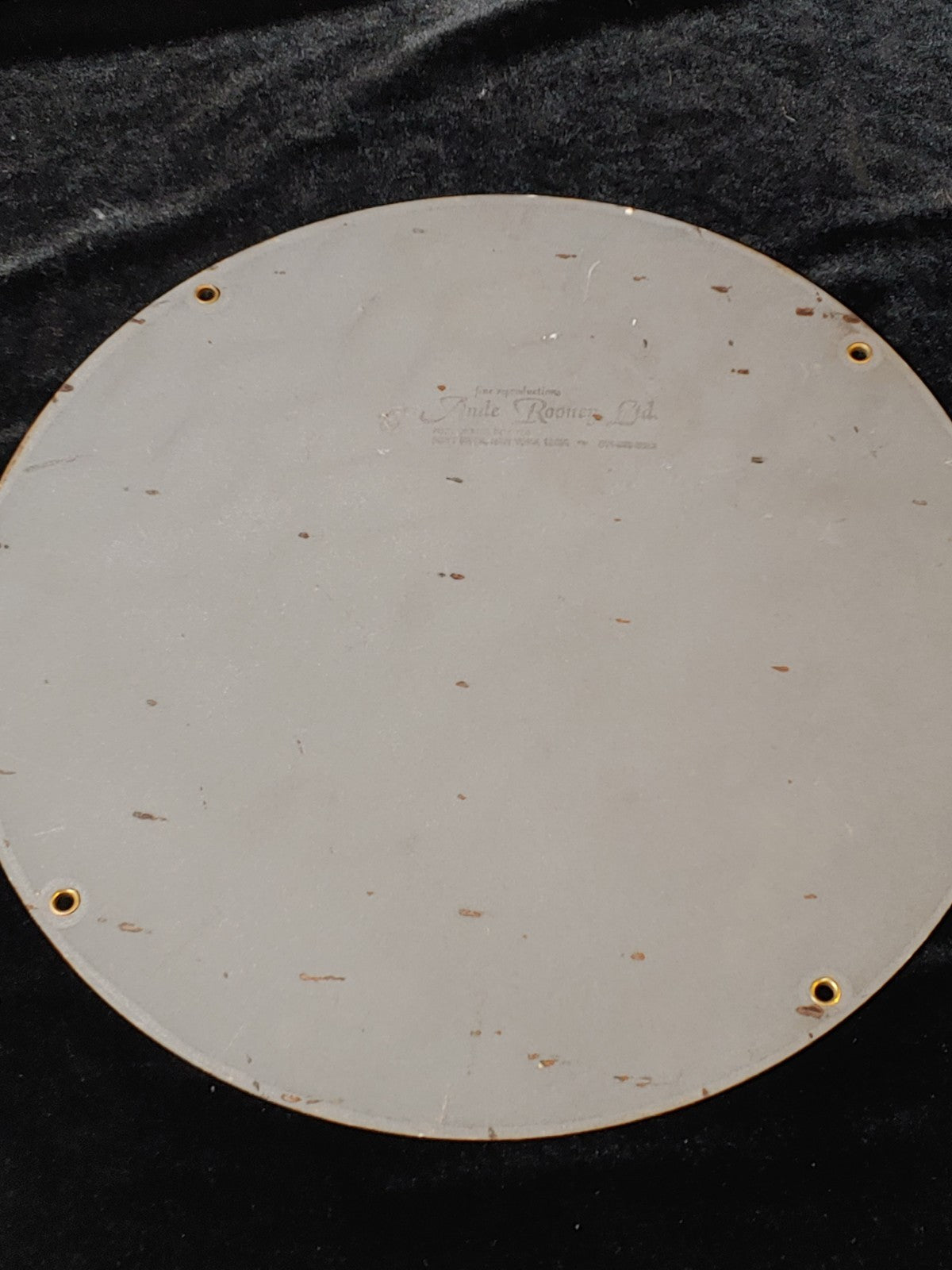 Ande Rooney Porcelain on Heavy Steel Sinclair Aircraft Airplane 11.25”