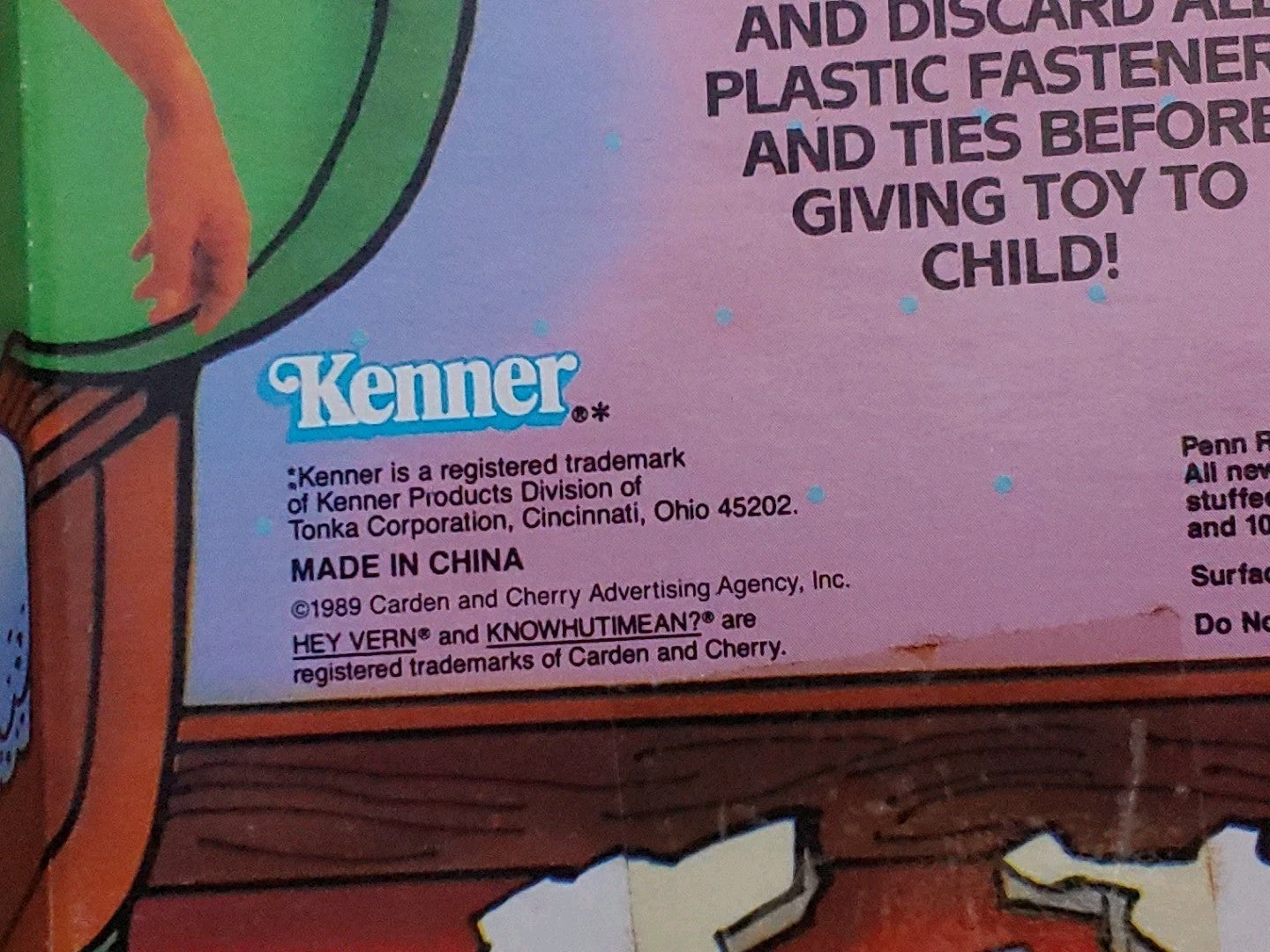 Vintage 1989 Kenner Pull String Talking Doll Working w/Box Great Condition