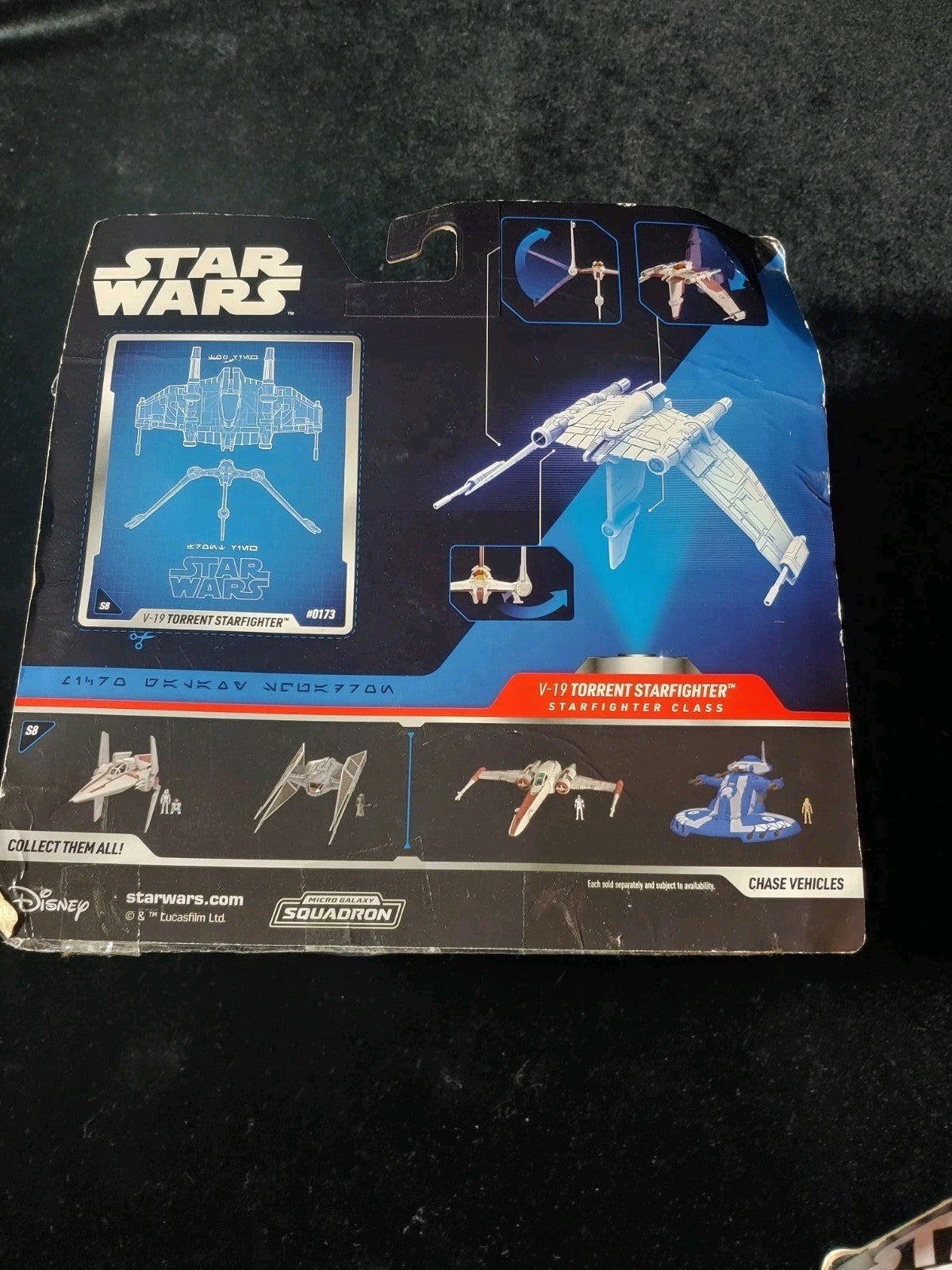 New! Star Wars Micro Galaxy Squadron #0173 V-19 Torrent Starfighter