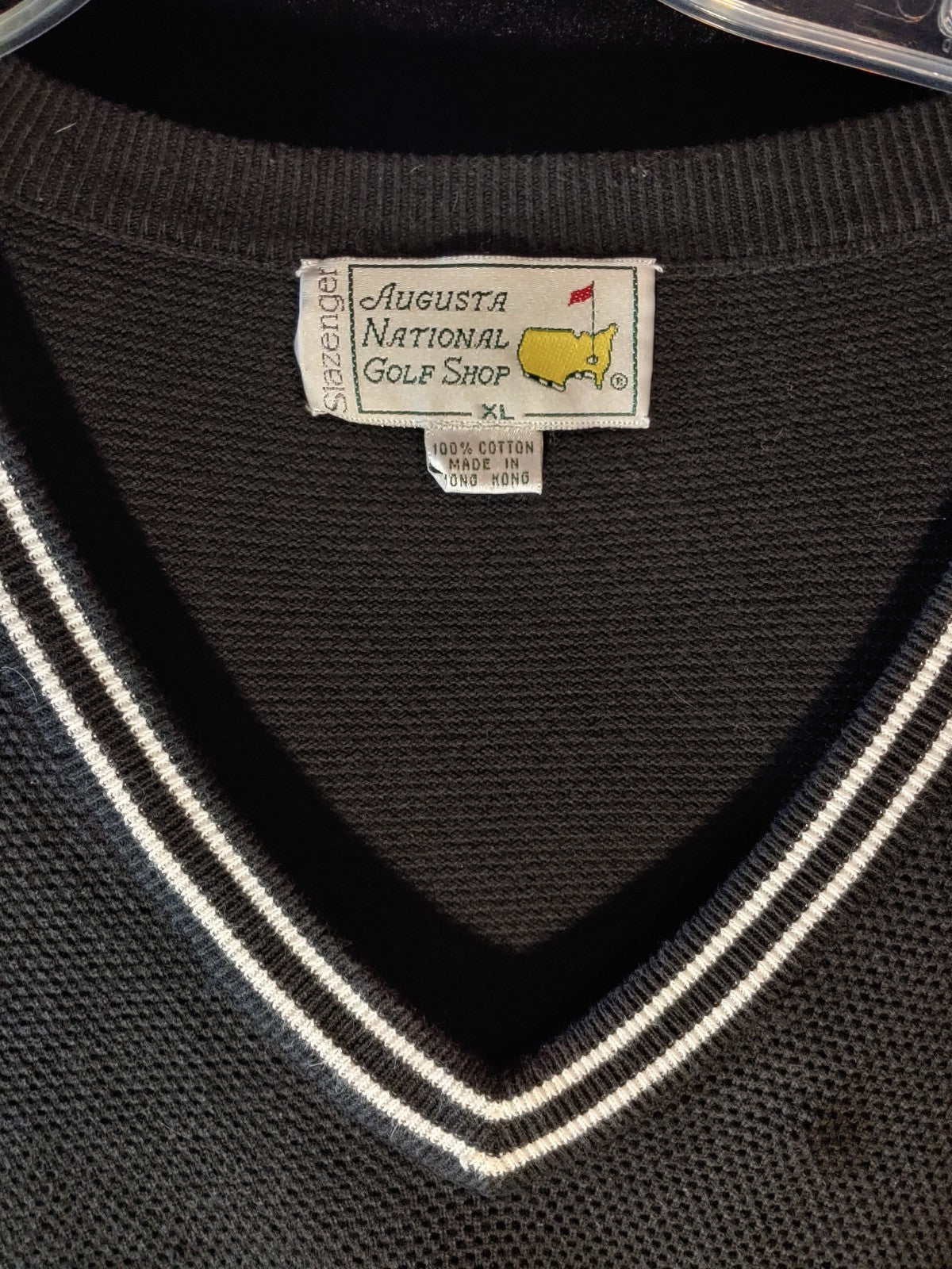Slazenger Augusta National Golf Shop Black Vest XL