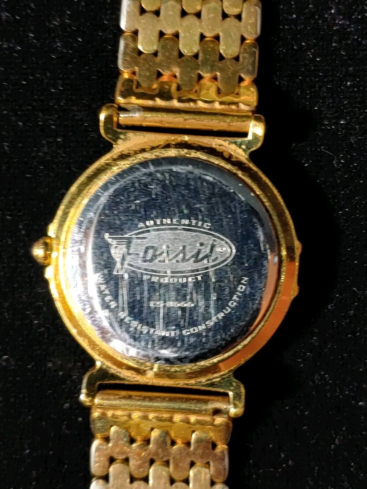 Vintage Fossil Watch Unisex Gold Tone