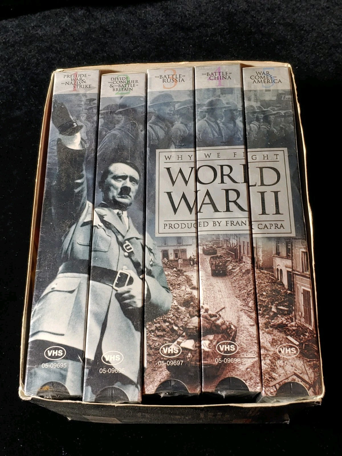 NEW SEALED! Why We Fight World War II Produced Frank Capra VHS 5 Tape Set 1998