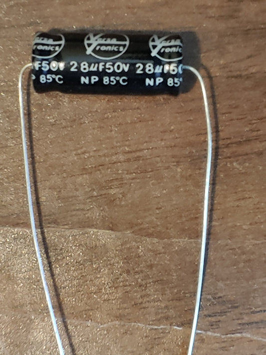 NEW! 100Pc VersaTronics Capacitor 28uf 50v Audio Grade