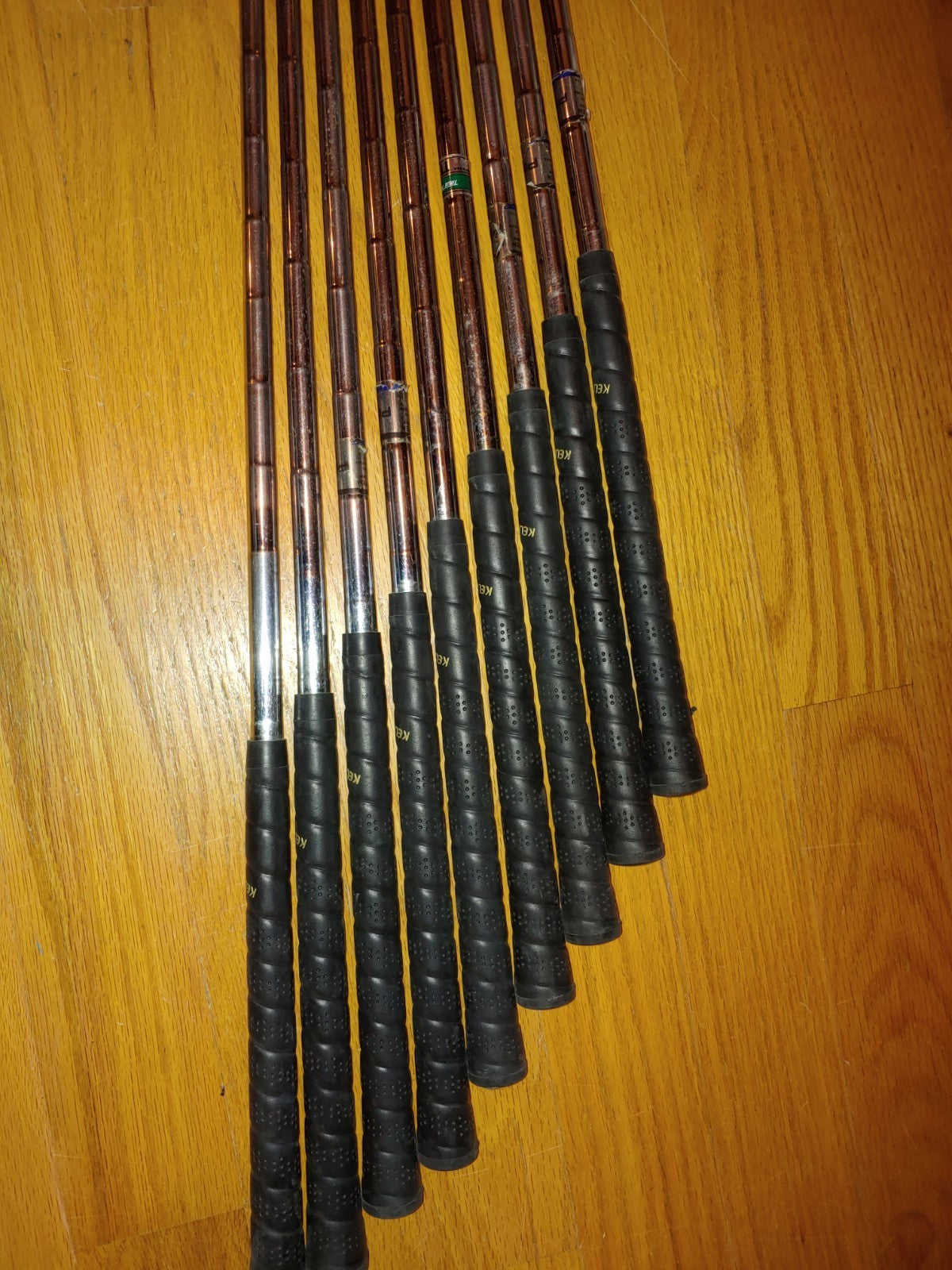 Ping Eye2 Black Dot Iron Set 2-PW Regular Flex Steel Ping Shafts Tour Wrap Grips